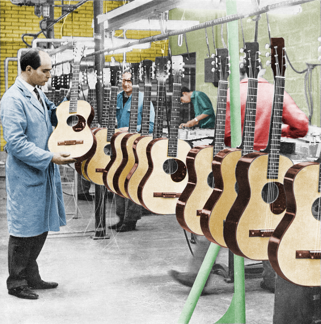 Toledo S2 i fabriken i Best 1969